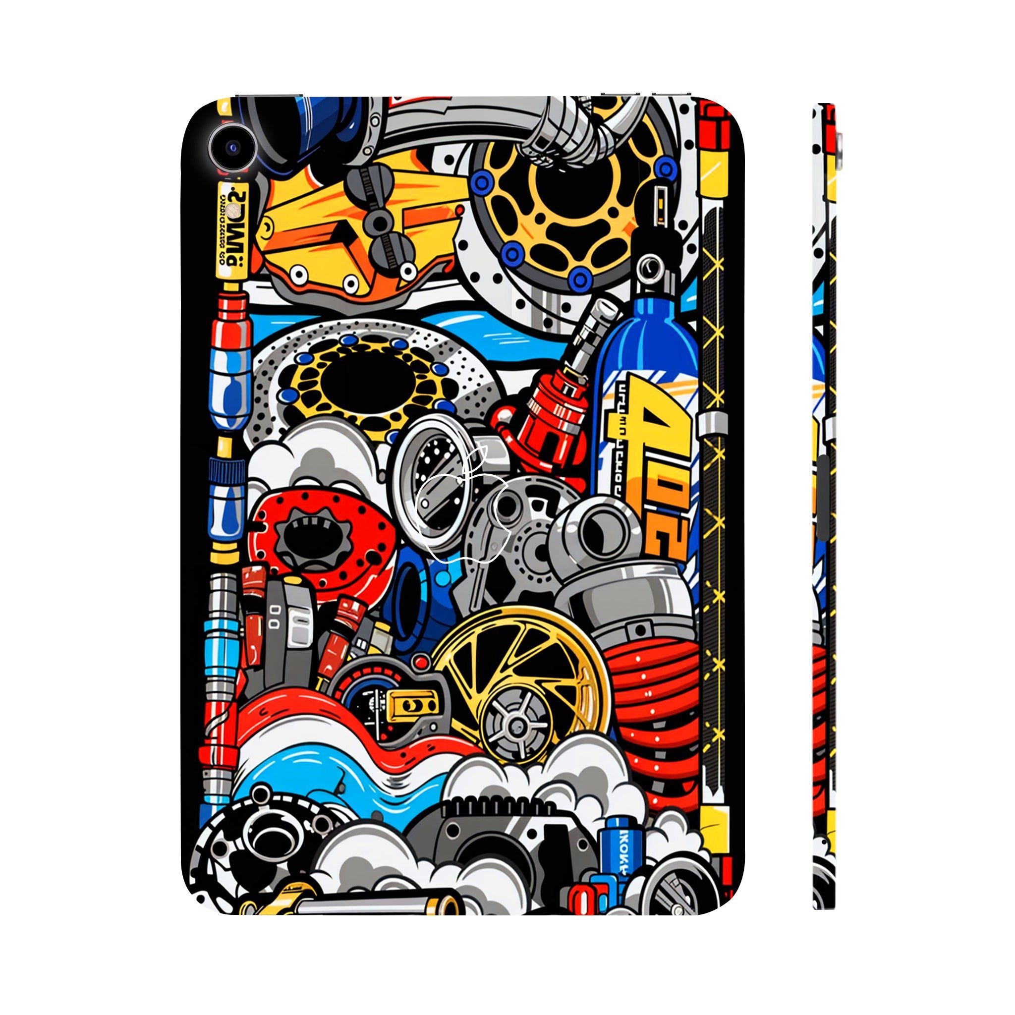 Apple iPad Mini 6th Gen 2021 Mechanical Chaos Cars & Bikes Tablet Skins