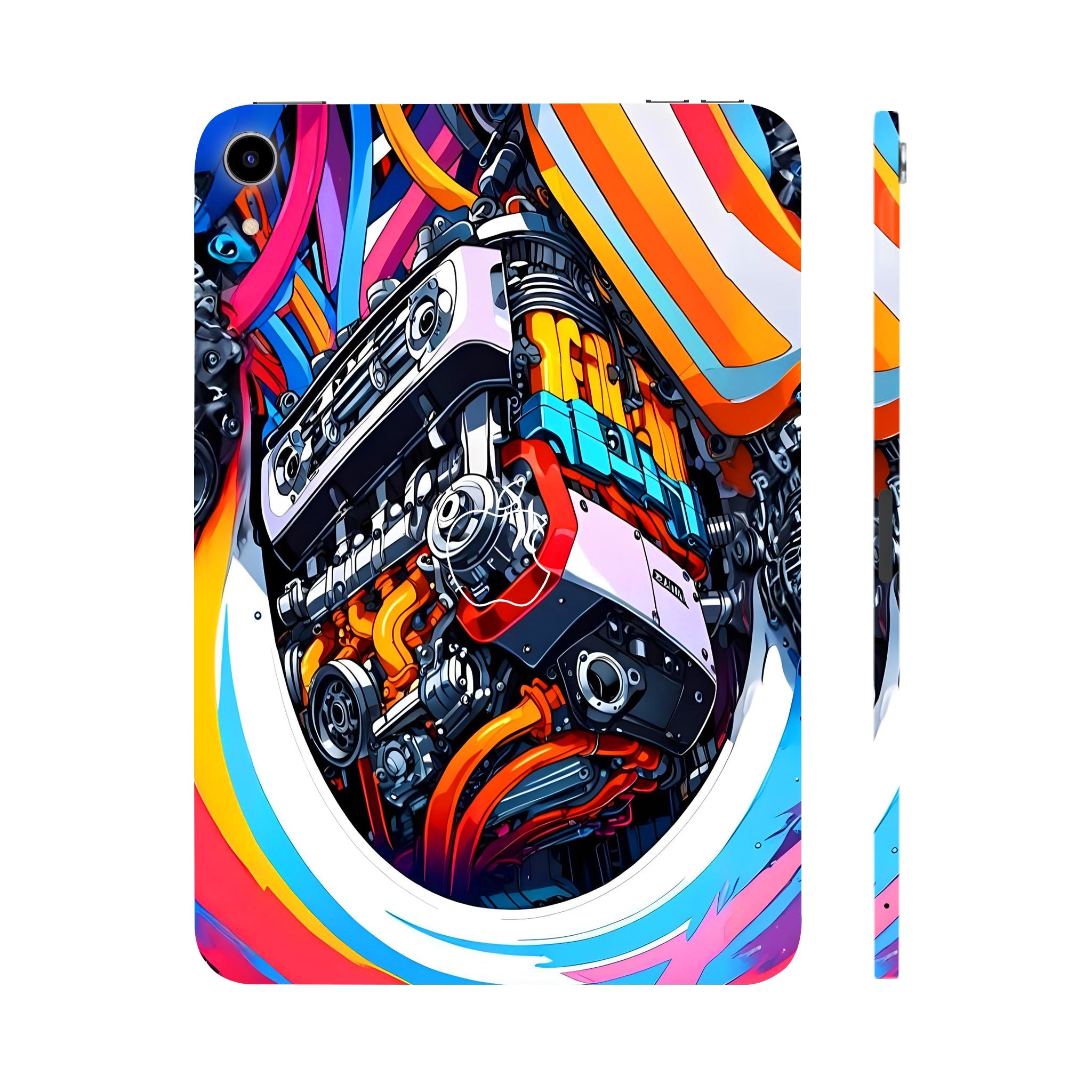 Apple iPad Mini 6th Gen 2021 Power in Motion Cars & Bikes Tablet Skins