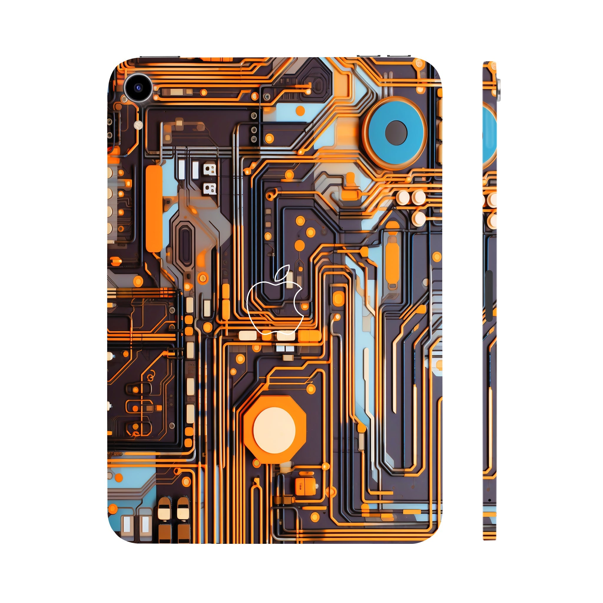Apple iPad Mini 6th Gen 2021 Copper Circuit Design Tablet Skins