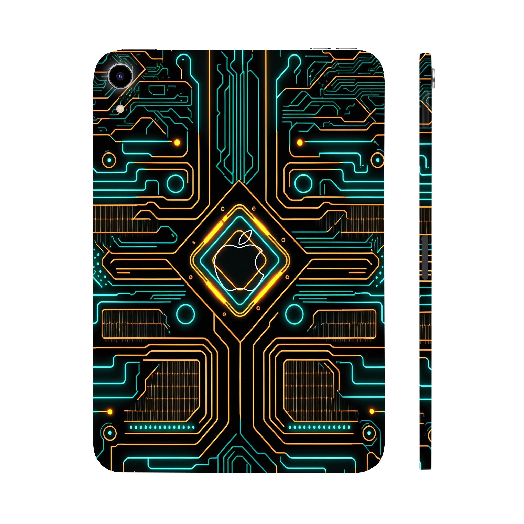 Apple iPad Mini 6th Gen 2021 Luminous Circuit Design Tablet Skins