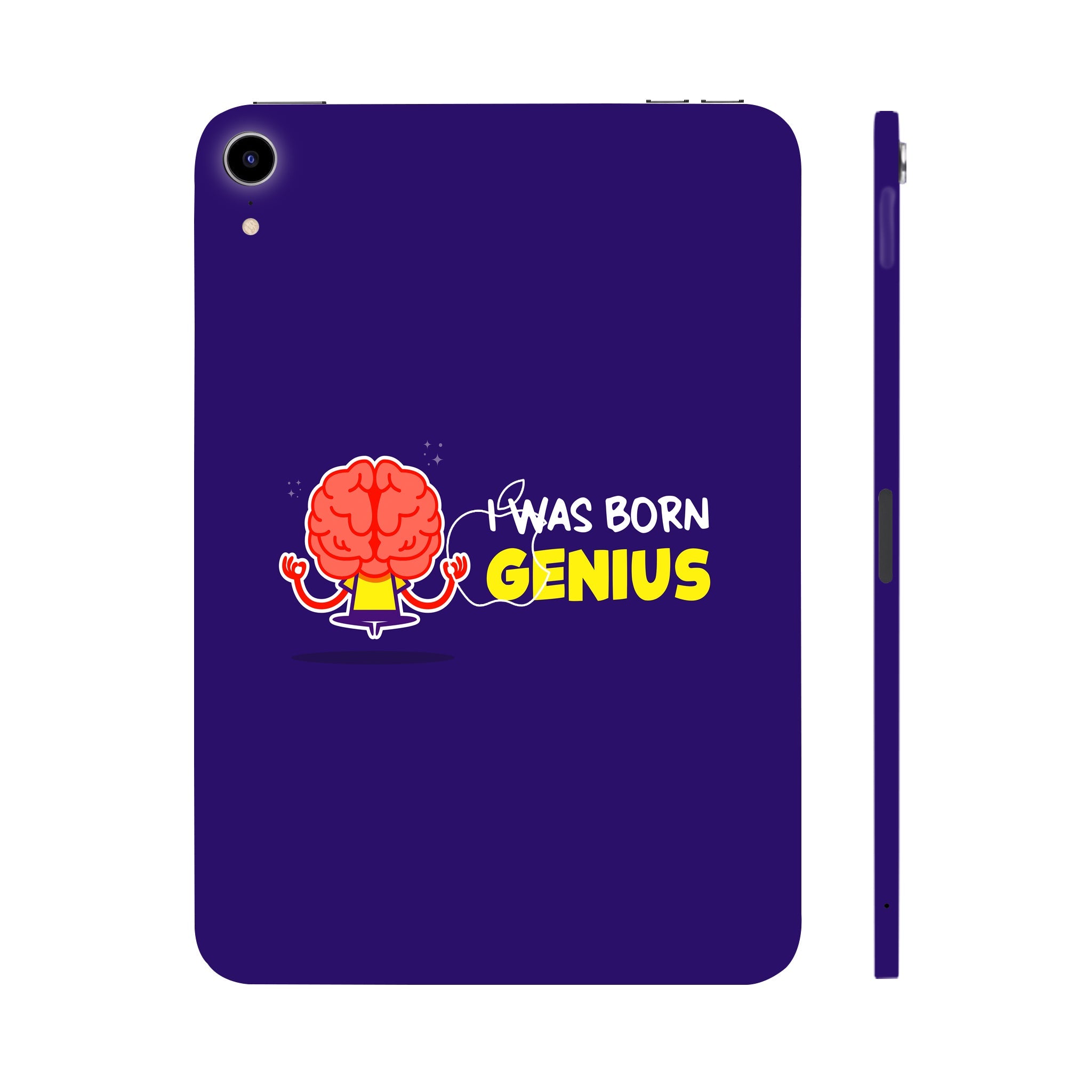 Apple iPad Mini 6th Gen 2021 I was born genuis Tablet Skins