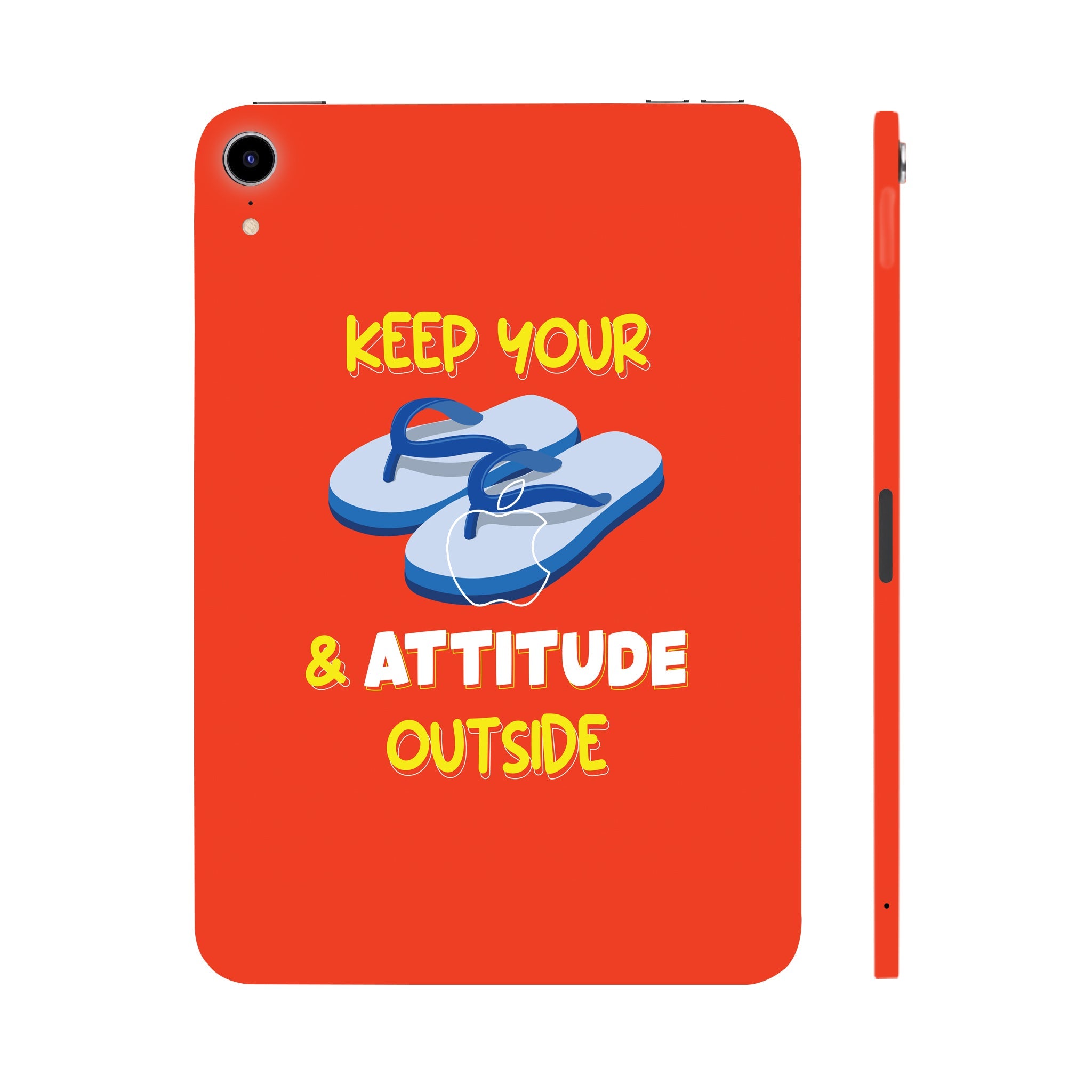 Apple iPad Mini 6th Gen 2021 Keep your chappal and attitude outside Tablet Skins