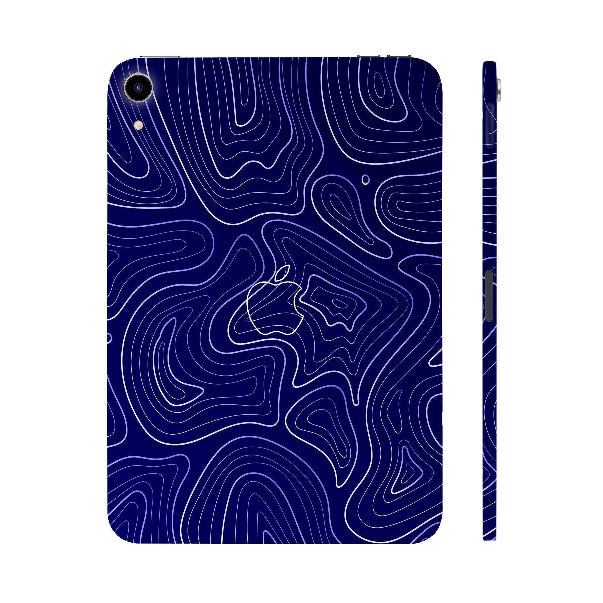 Apple iPad Mini 6th Gen 2021 Deep Blue Contour Tablet Skins