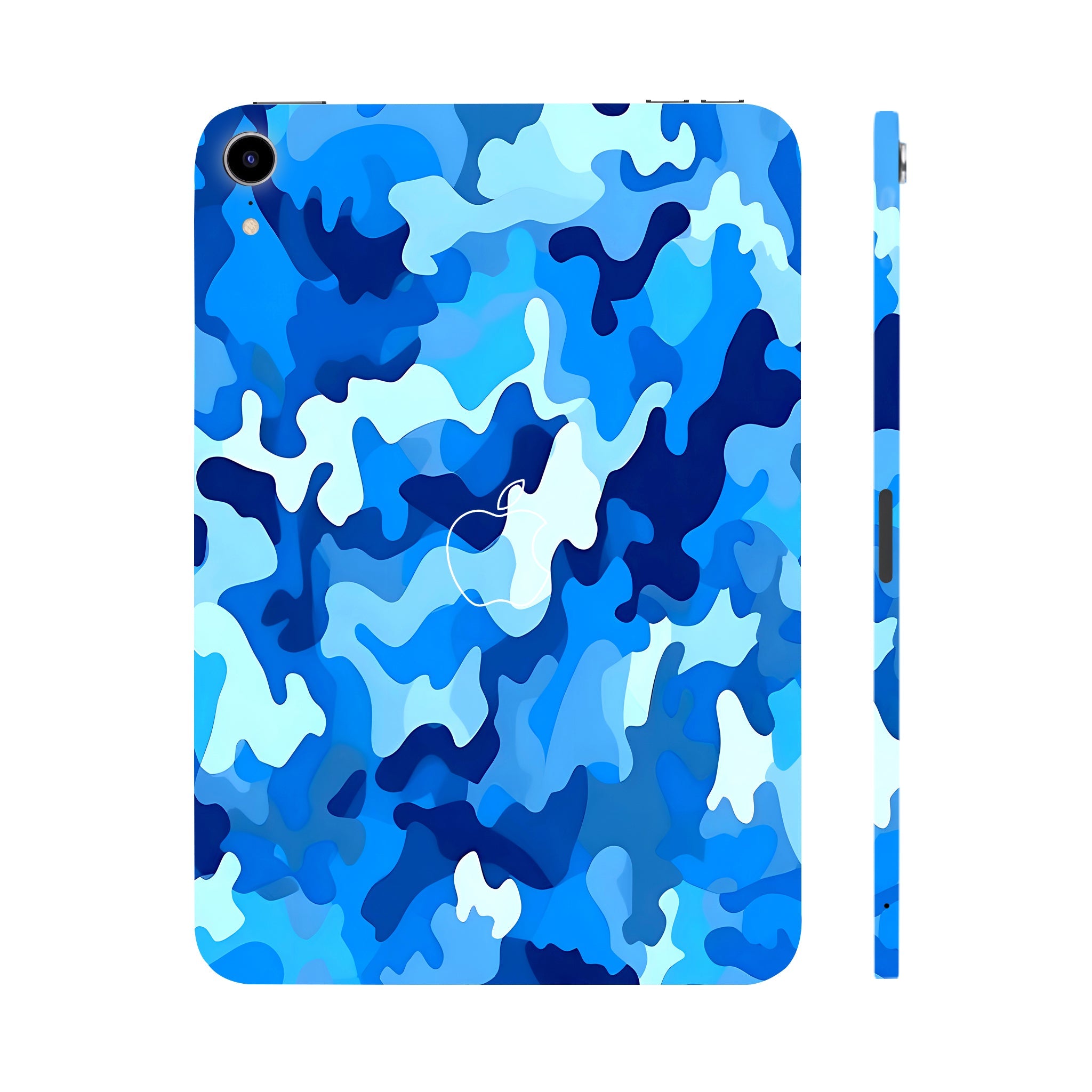Apple iPad Mini 6th Gen 2021 Arctic Blue Camo Pattern Tablet Skins