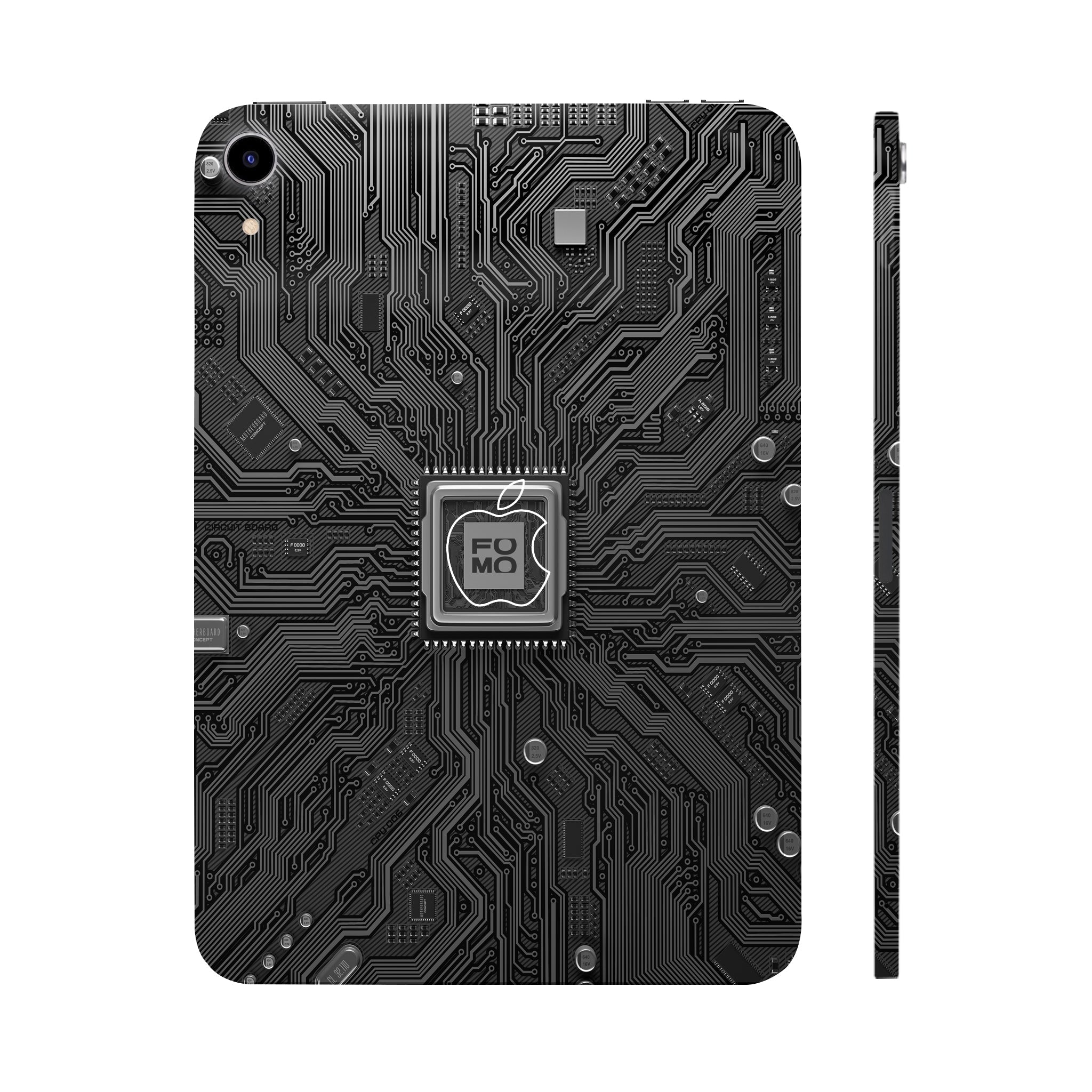 Apple iPad Mini 6th Gen 2021 FOMO Circuit Dark Mode Tablet Skins