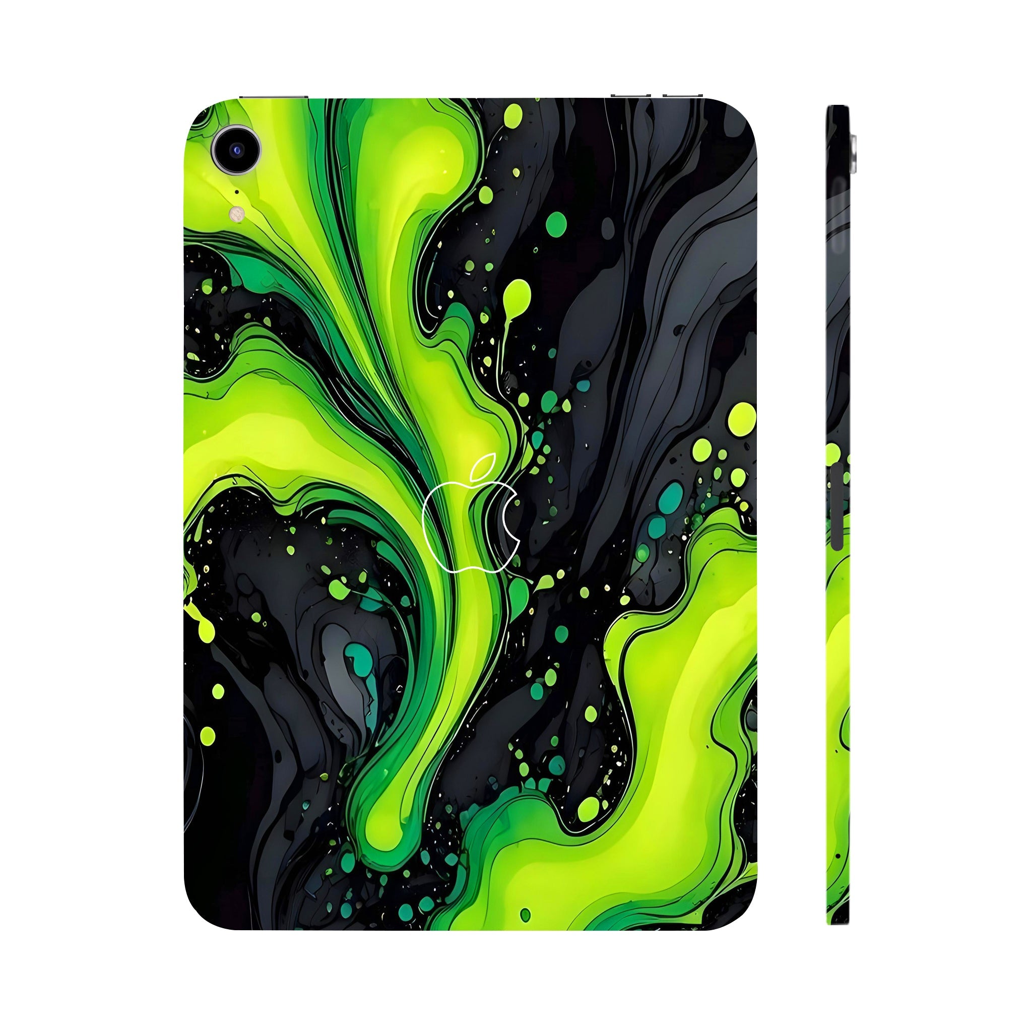 Apple iPad Mini 6th Gen 2021 Electric Lime Ripple Tablet Skins