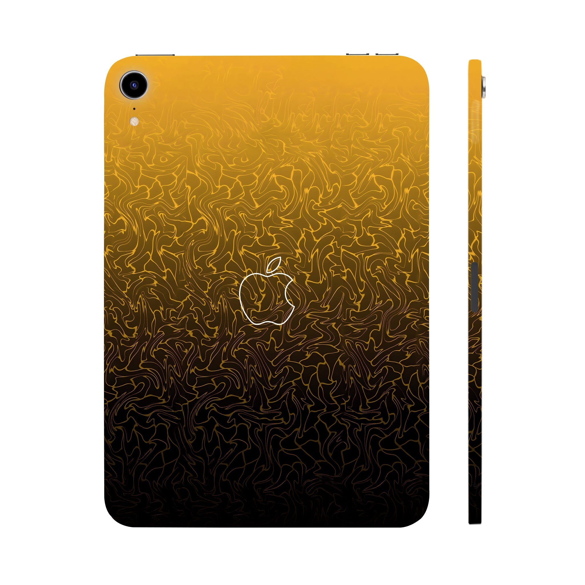 Apple iPad Mini 6th Gen 2021 Orange to Black Gradient Tablet Skins