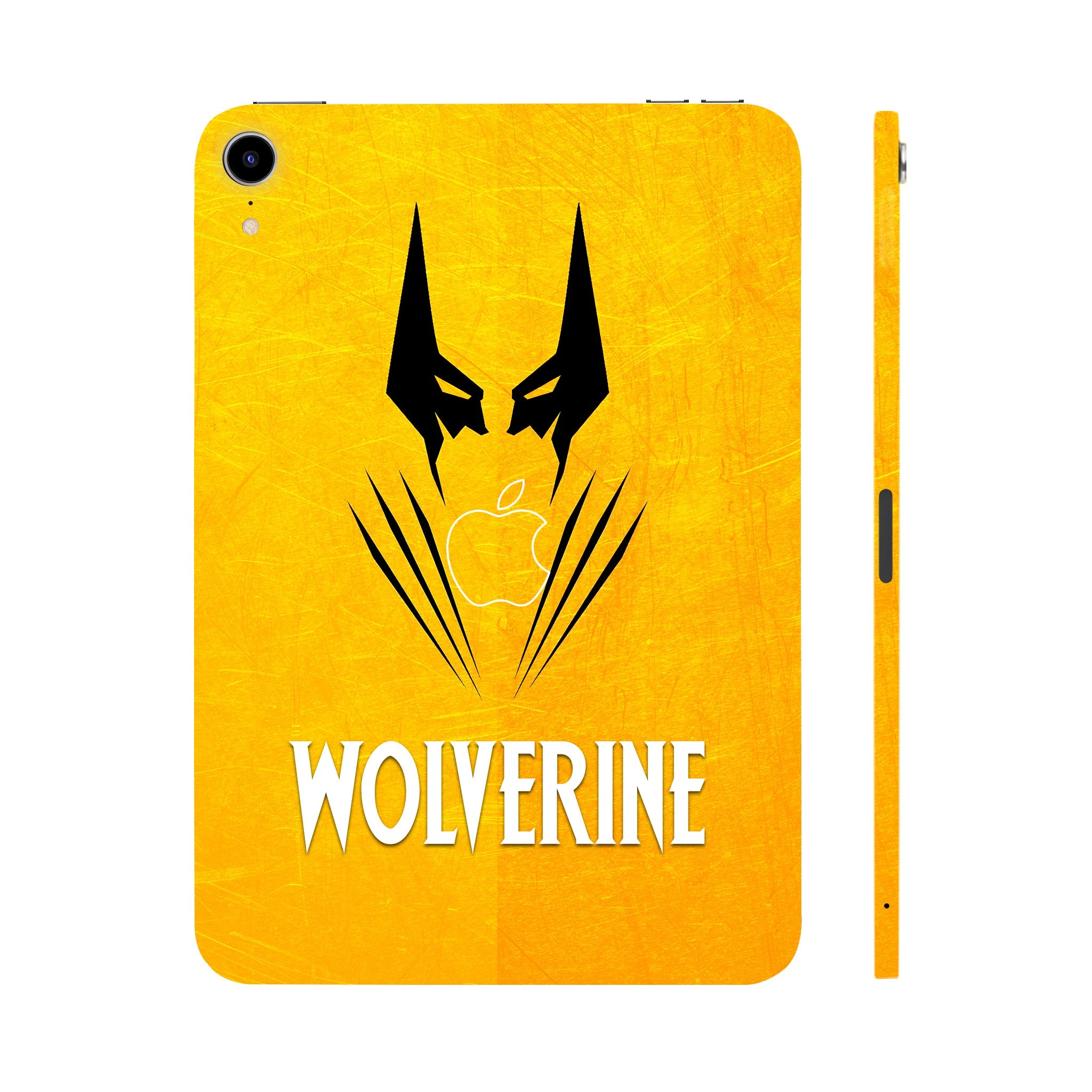 Apple iPad Mini 6th Gen 2021 Wolverine with Yellow Background Movies Tablet Skins