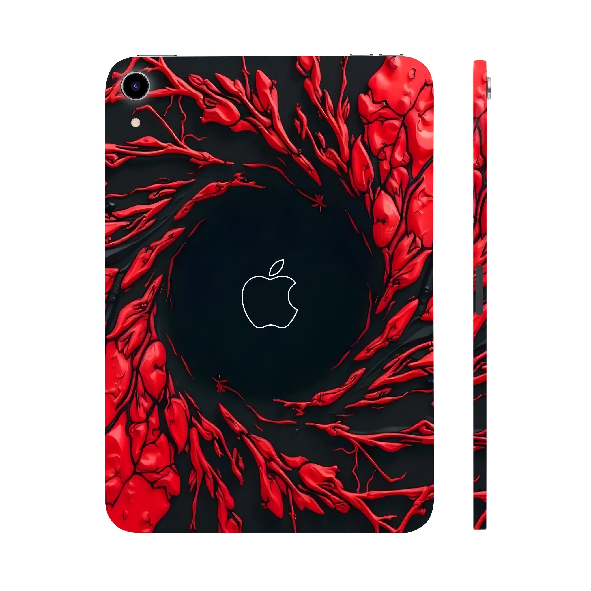 Apple iPad Mini 6th Gen 2021 Spiderman Web Red Movies Tablet Skins