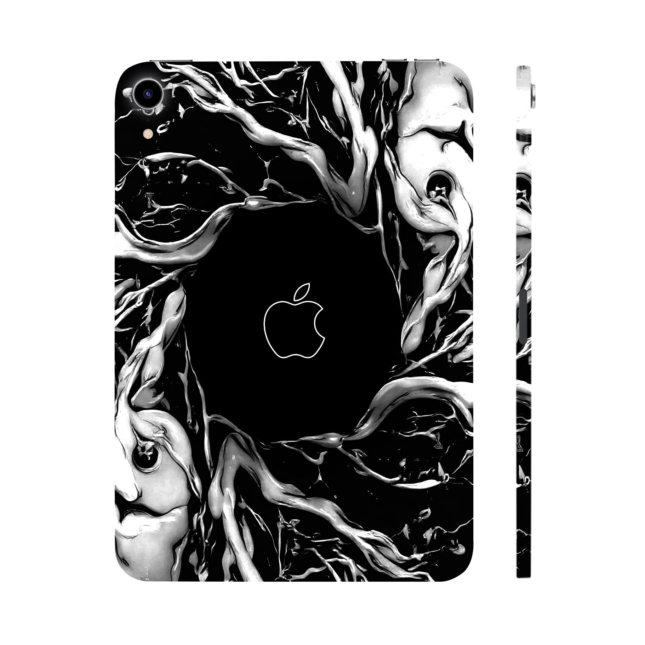 Apple iPad Mini 6th Gen 2021 Spiderman Web Black Movies Tablet Skins
