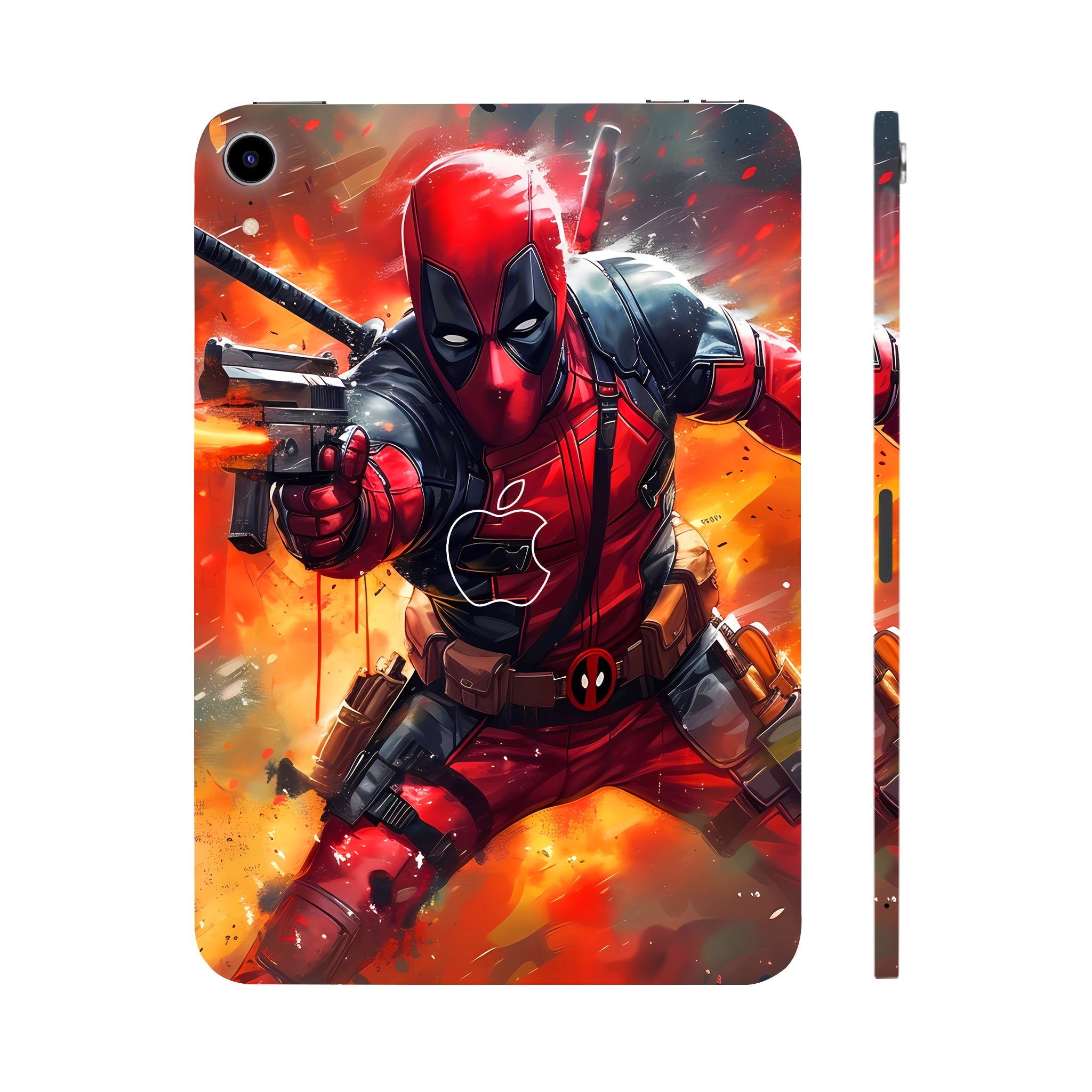 Apple iPad Mini 6th Gen 2021 Deadpool in Action Movies Tablet Skins