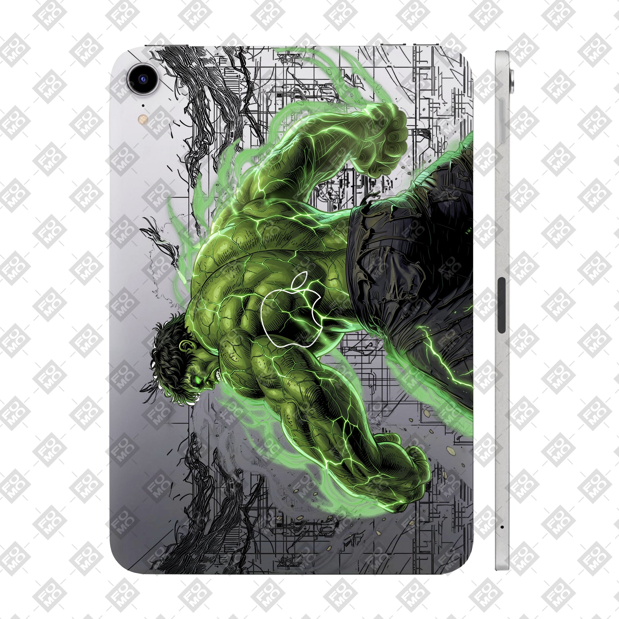 Apple iPad Mini 6th Gen 2021 Transparent Hulk Smash Tablet Skin