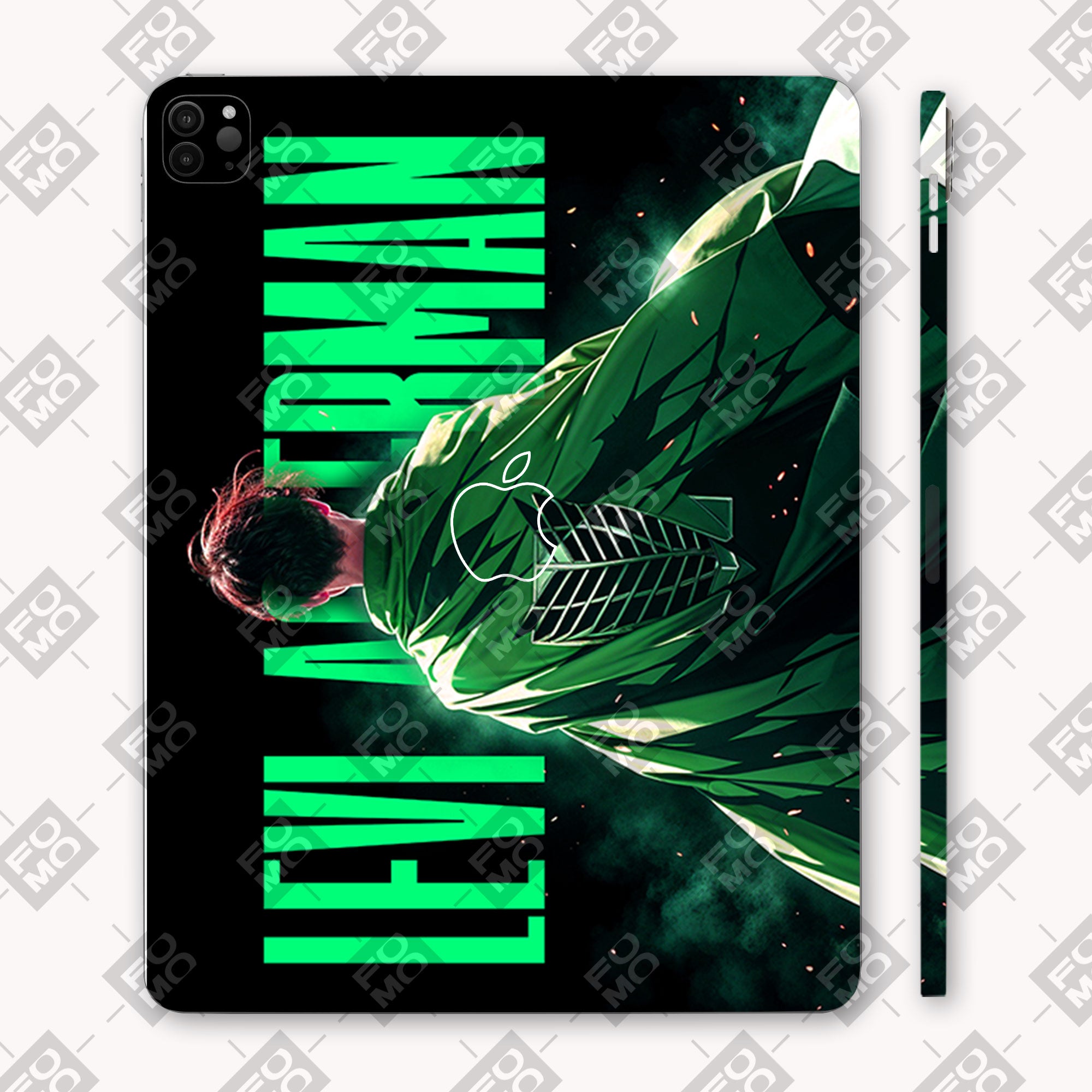 Apple iPad Pro 11 M1 2021 Levi Wings of Freedom Anime Tablet Skins