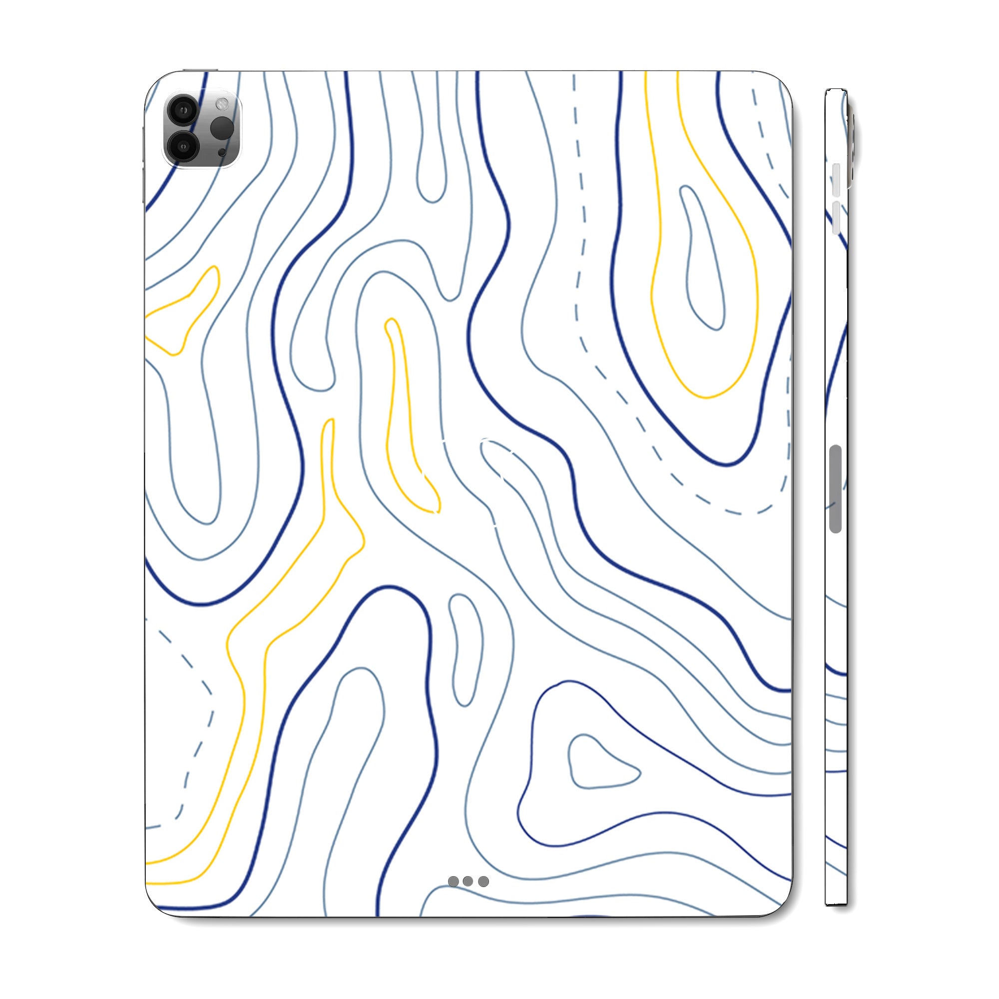 Apple iPad Pro 11 M1 2021 Minimalist Colorful Contours Tablet Skins