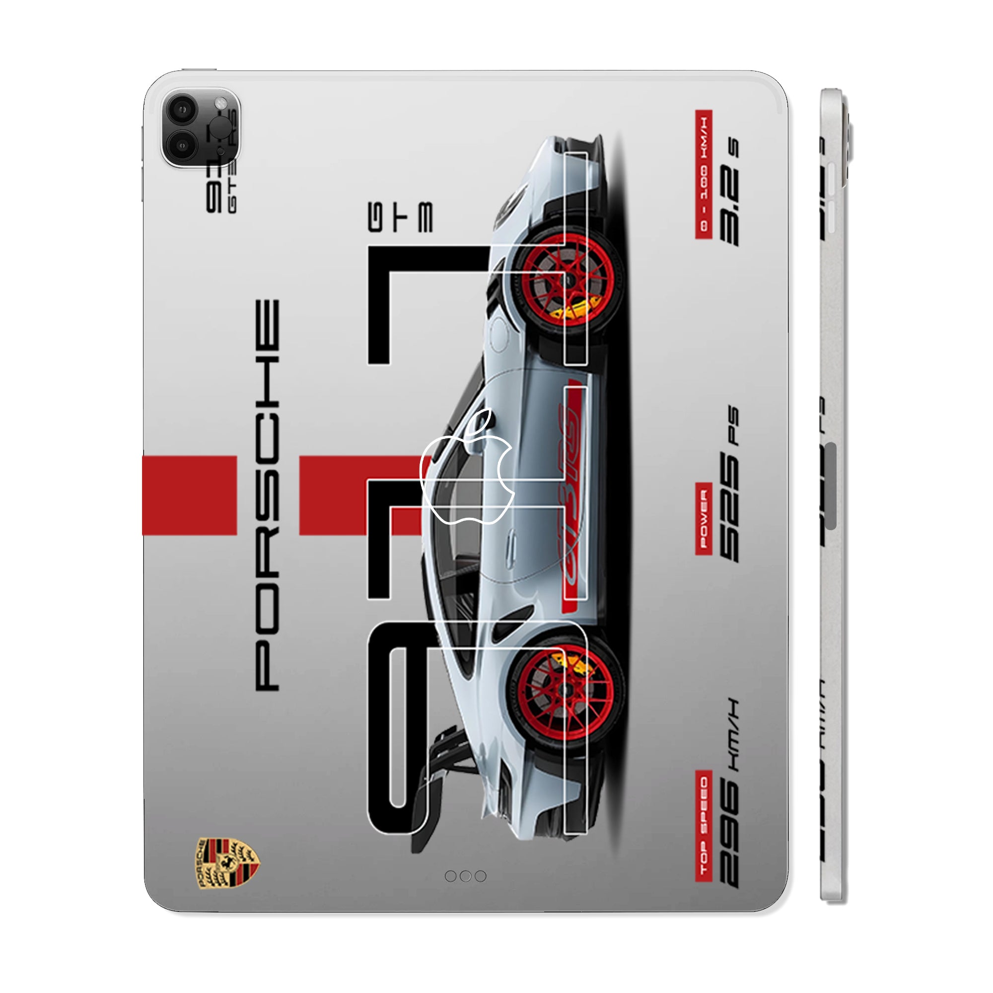 Apple iPad Pro 11 M1 2021 Transparent Porsche 911 GT3 RS Cars & Bikes Tablet Skins