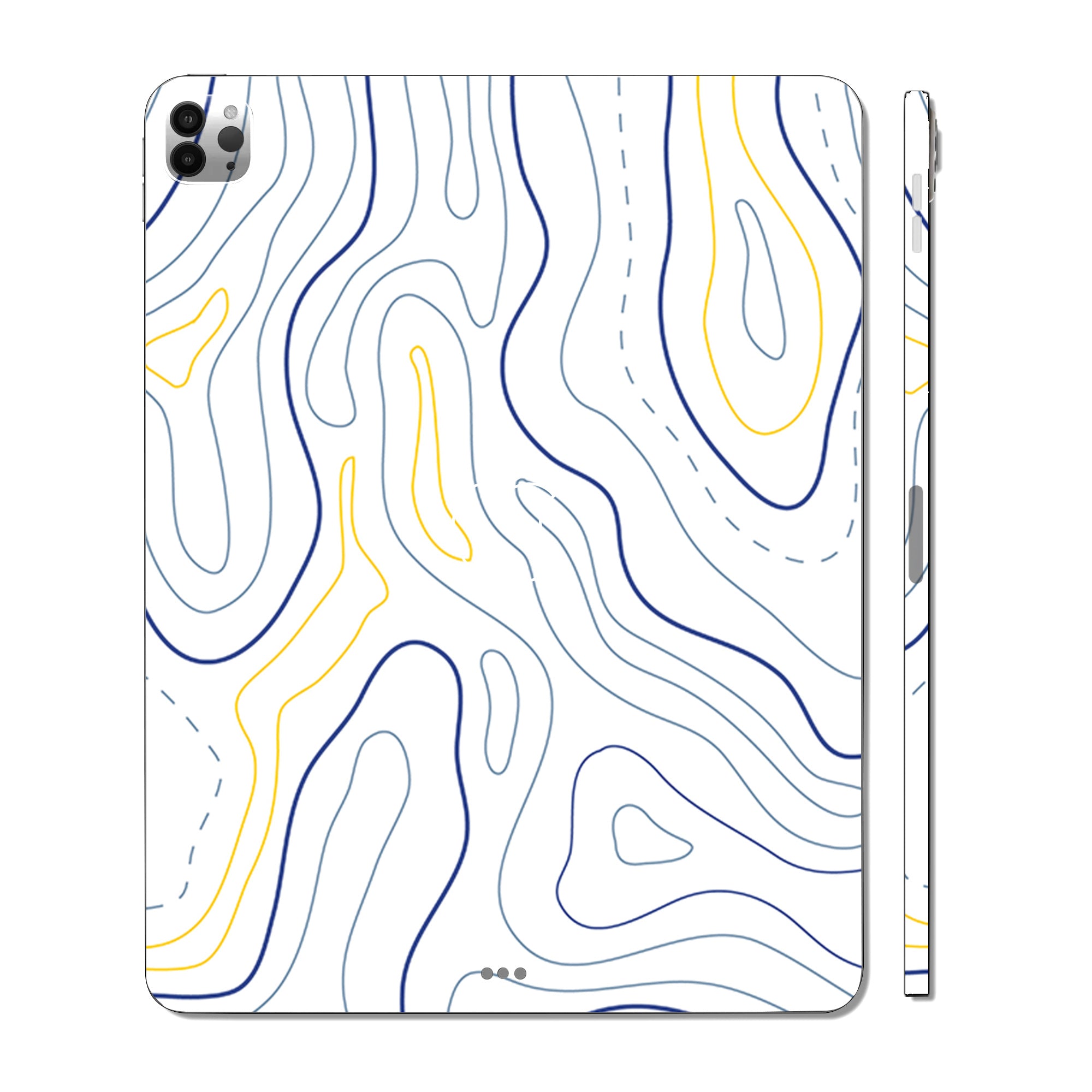 Apple iPad Pro 11 M2 2022 Minimalist Colorful Contours Tablet Skins