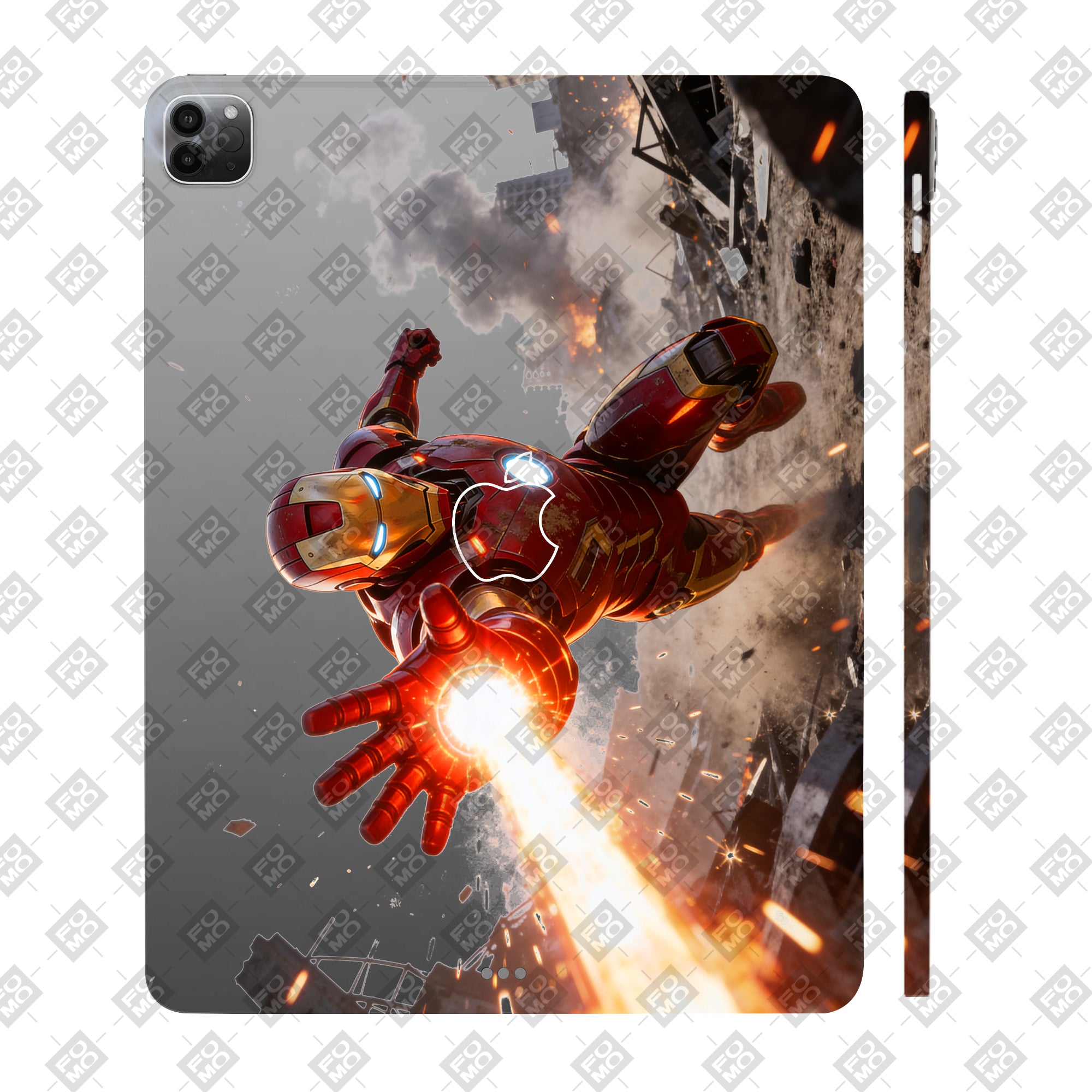 Apple iPad Pro 11 M2 2022 Transparent Iron Fist Tablet Skin