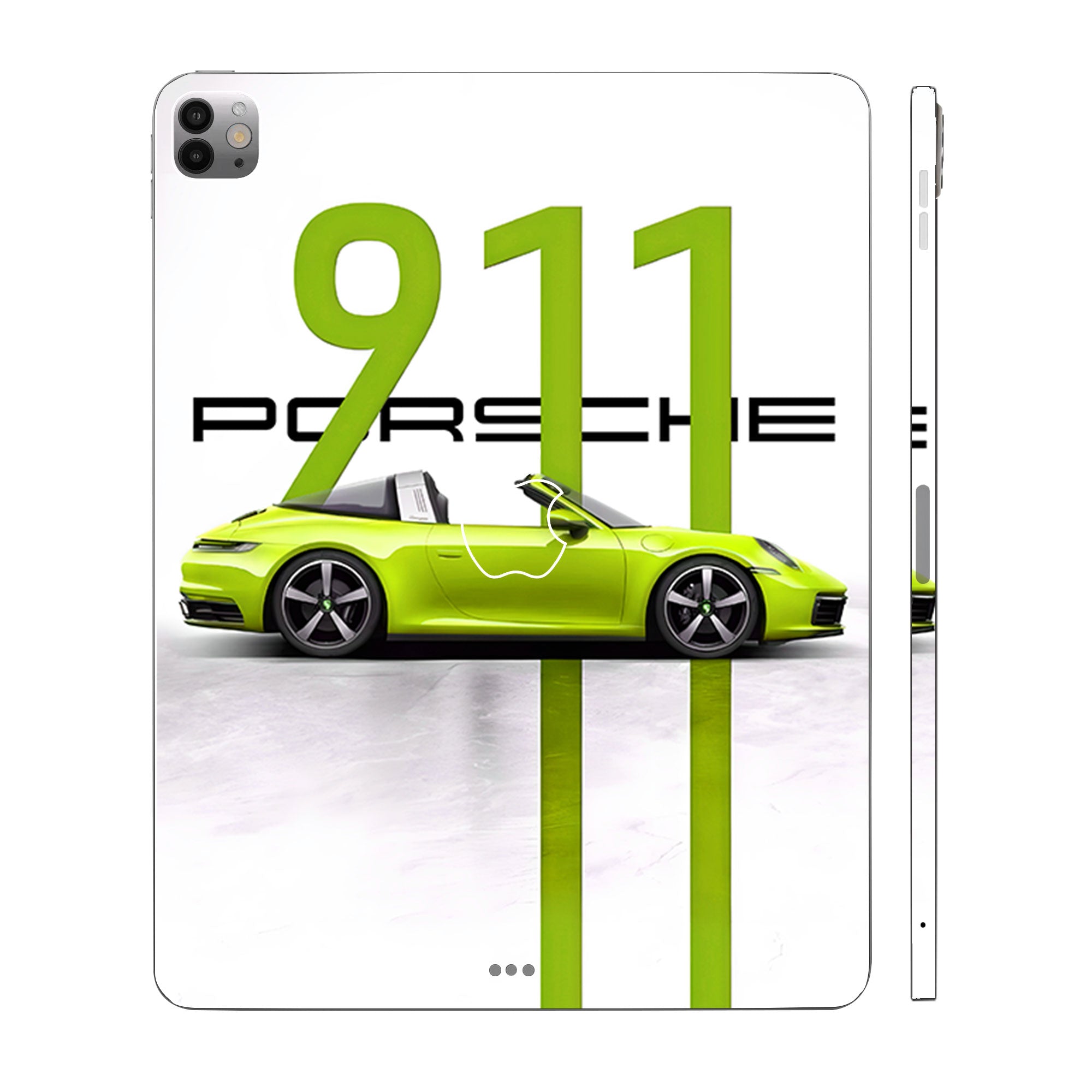 Apple iPad Pro 11 M4 2024 Lime Porsche 911 Cars & Bikes Tablet Skins