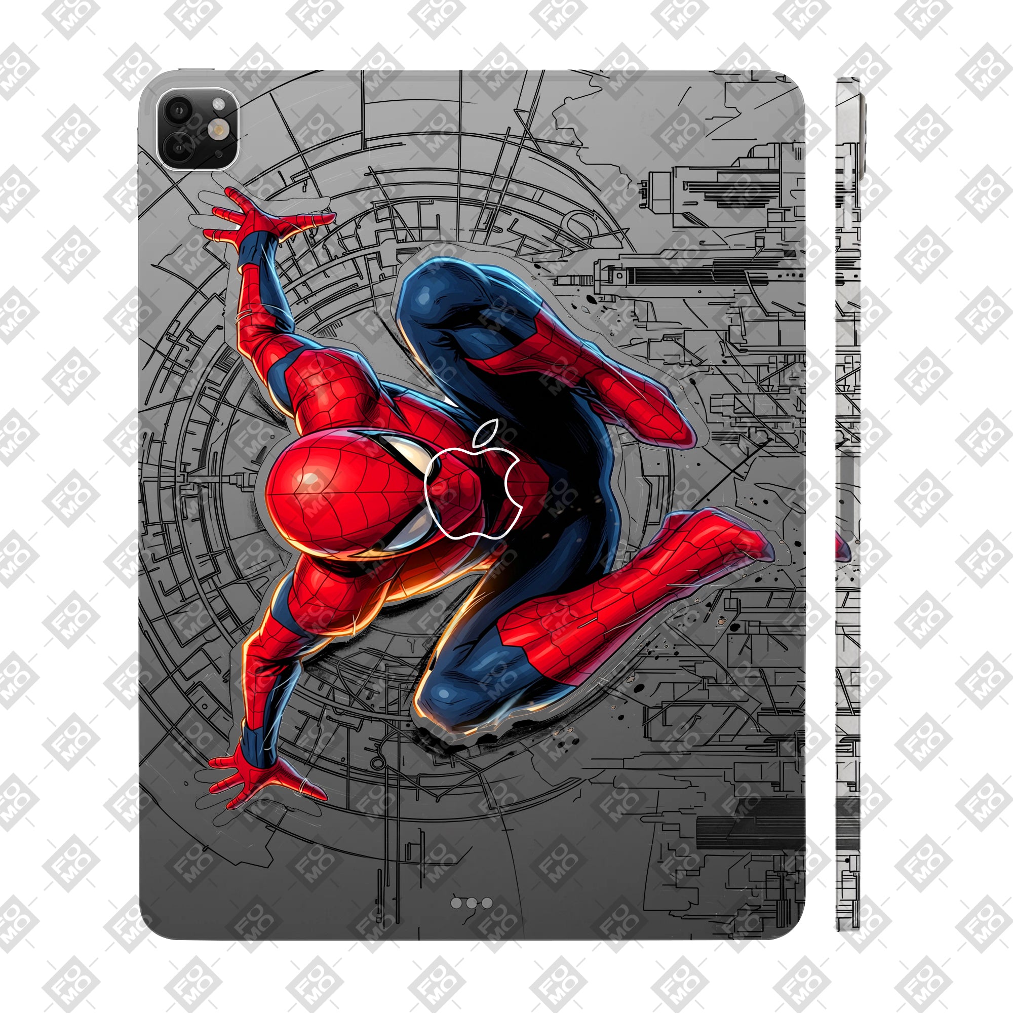 Apple iPad Pro 11 M4 2024 Transparent Web of Destiny Tablet Skin