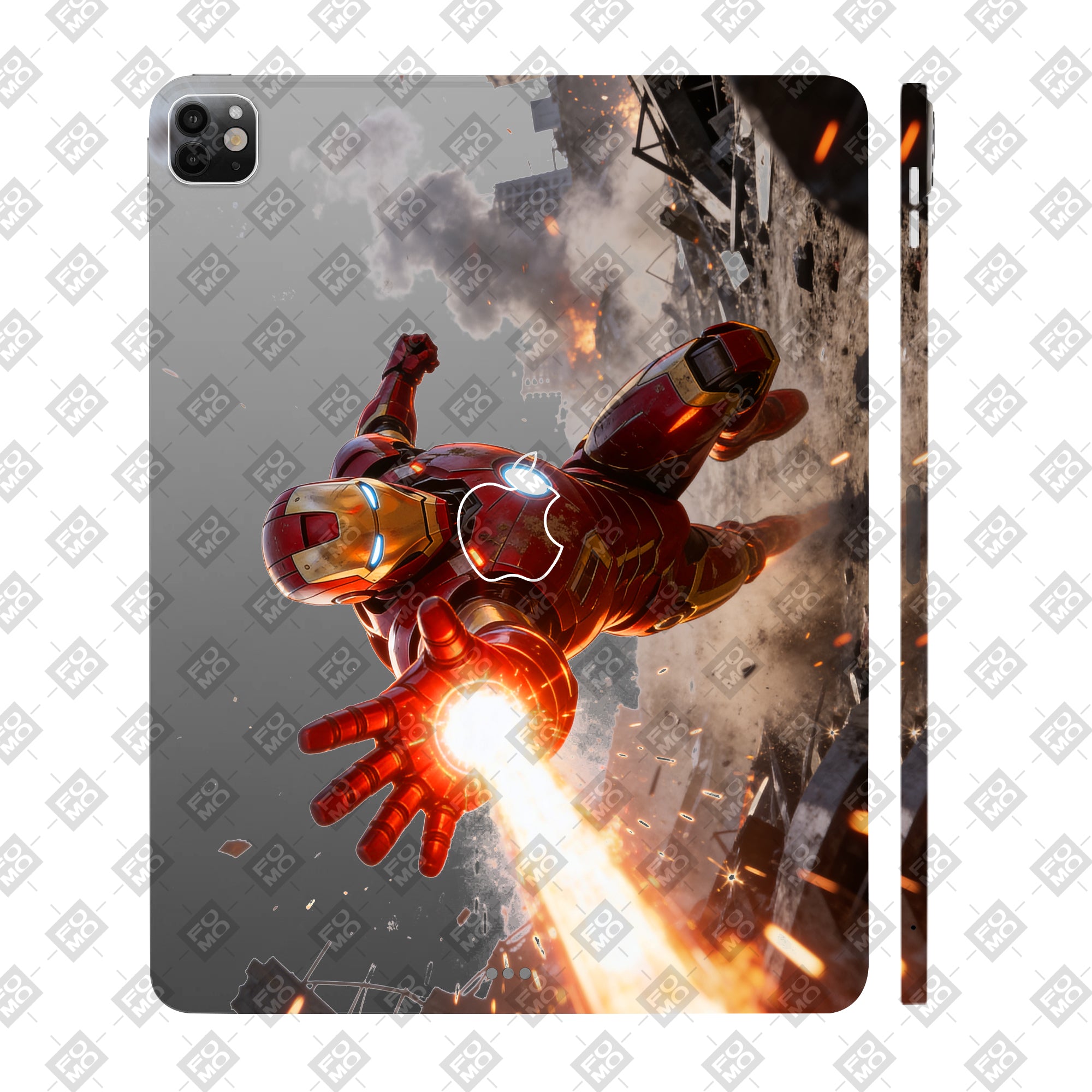 Apple iPad Pro 11 M4 2024 Transparent Iron Fist Tablet Skin