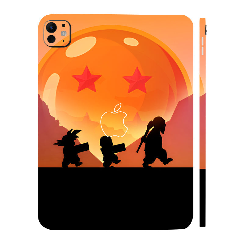 Apple iPad Pro 11 M5 2025 Goku, Krillin & Roshi Anime Tablet Skins