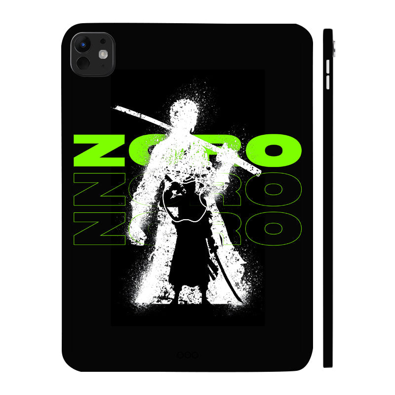 Apple iPad Pro 11 M5 2025 Zoro in Green Anime Tablet Skins