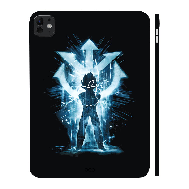 Apple iPad Pro 11 M5 2025 Vegeta in Electric Blue Anime Tablet Skins