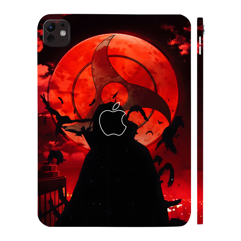 Apple iPad Pro 11 M5 2025 Shadow of Itachi The Mangekyou Anime Tablet Skins