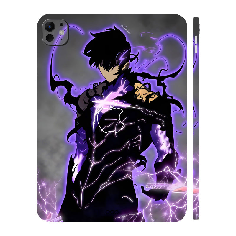 Apple iPad Pro 11 M5 2025 Sung Jin Woo Shadow Monarch Anime Tablet Skins