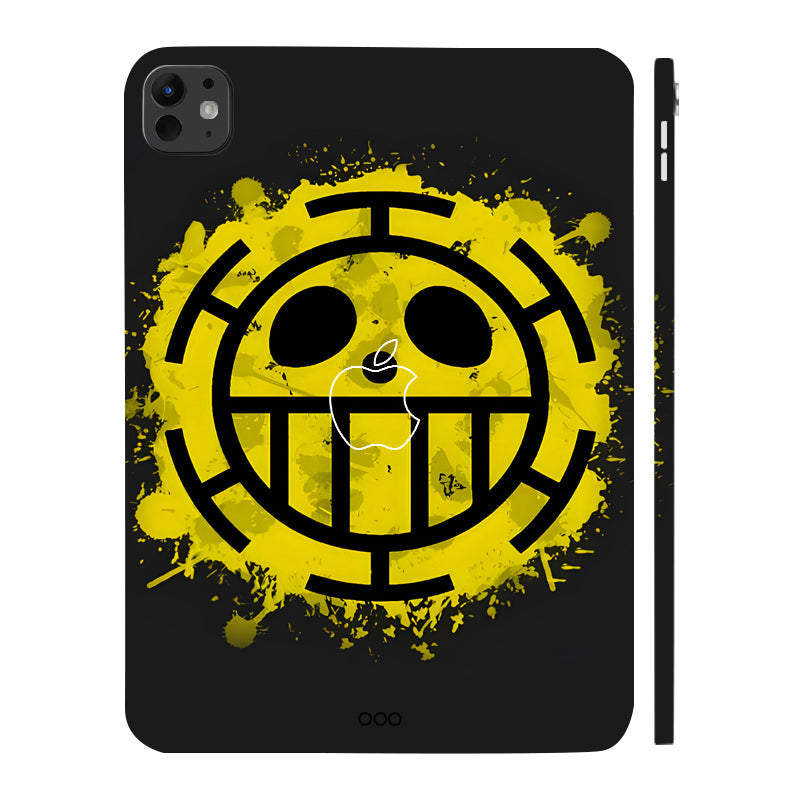 Apple iPad Pro 13 M5 2025 Heart Pirates Crew Logo Anime 3D Tablet Skin