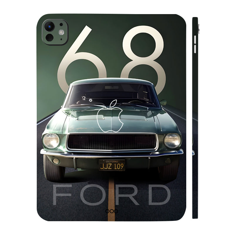 Apple iPad Pro 11 M5 2025 1968 Bullit Mustang Cars & Bikes Tablet Skins