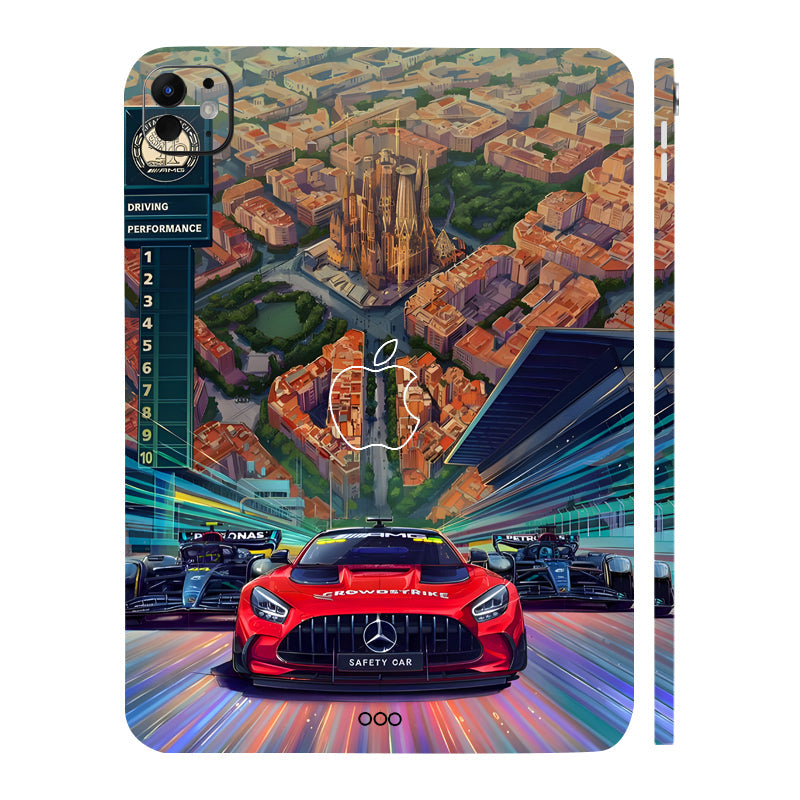 Apple iPad Pro 11 M5 2025 2023 Spanish Grand Prix Cars & Bikes Tablet Skins