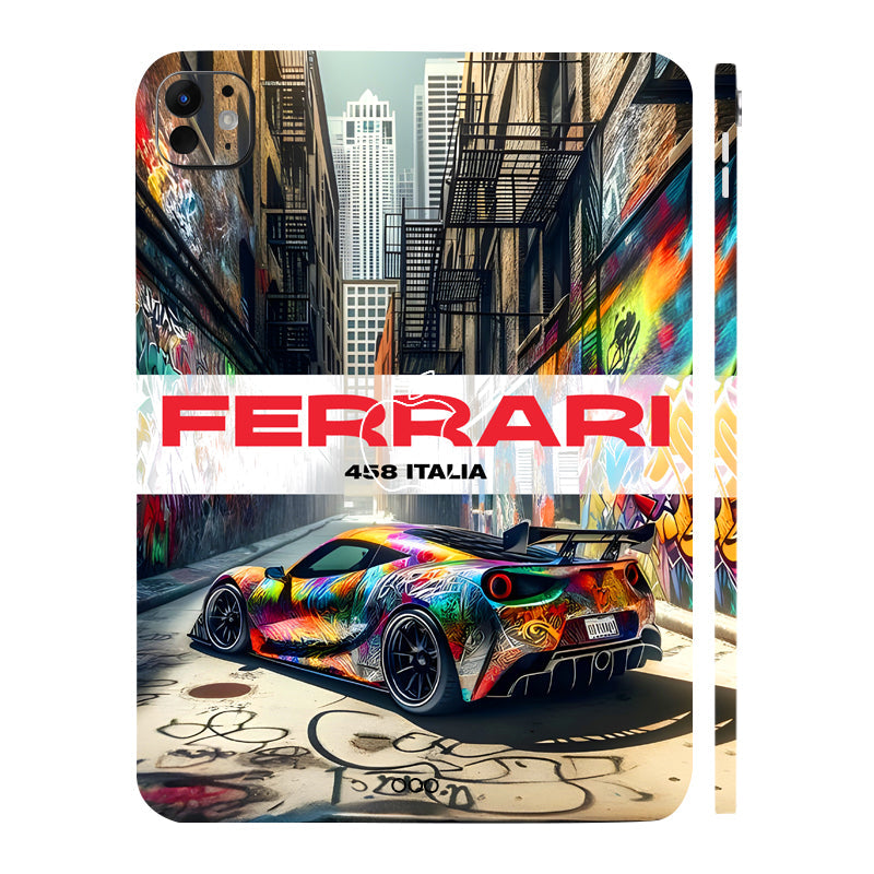 Apple iPad Pro 11 M5 2025 Ferrari 458 Italia Cars & Bikes Tablet Skins