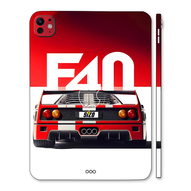 Apple iPad Pro 11 M5 2025 Ferrari F40 Cars & Bikes Tablet Skins