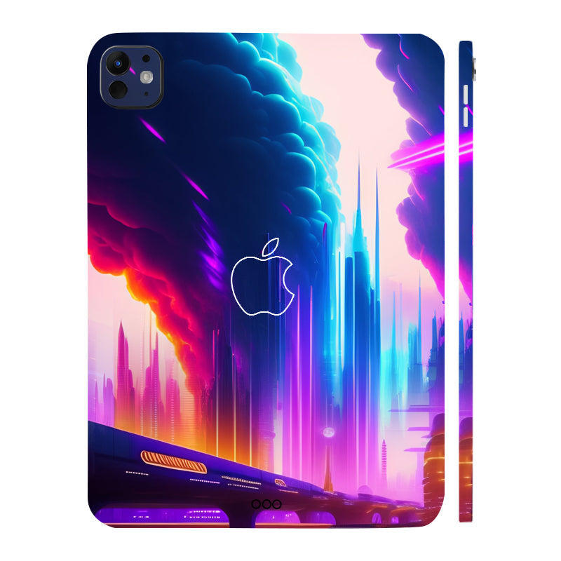 Apple iPad Pro 11 M5 2025 Neon City Tablet Skins