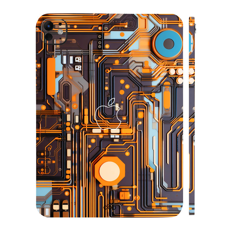 Apple iPad Pro 11 M5 2025 Copper Circuit Design Tablet Skins