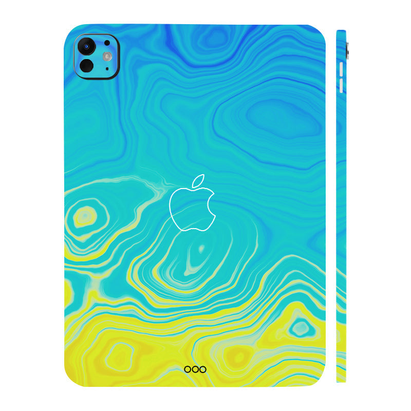 Apple iPad Pro 11 M5 2025 Ocean Gradient Waves Tablet Skins