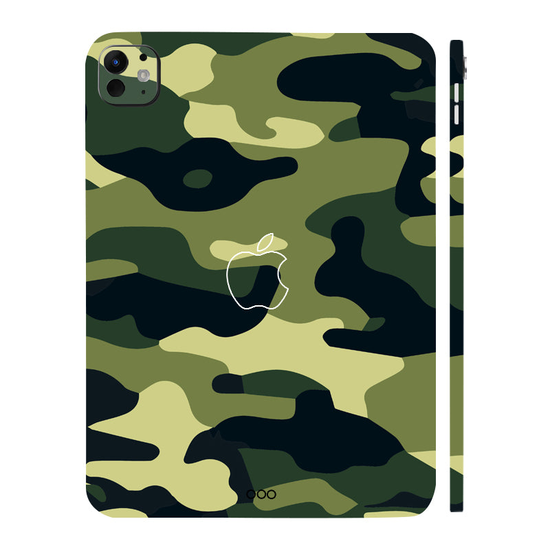 Apple iPad Pro 11 M5 2025 Forest Green Camo Tablet Skins