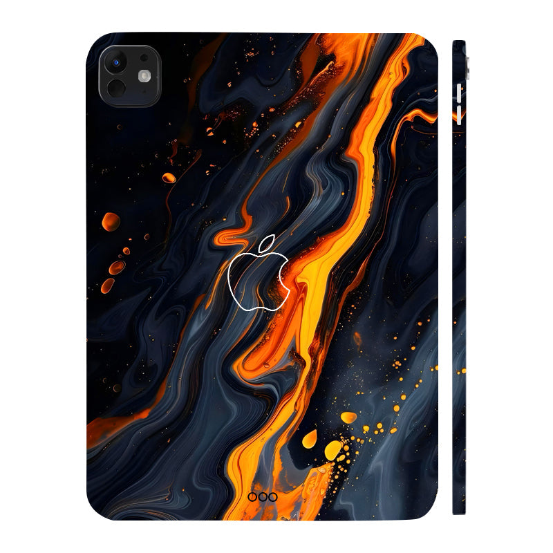 Apple iPad Pro 11 M5 2025 Lava Marble Tablet Skins