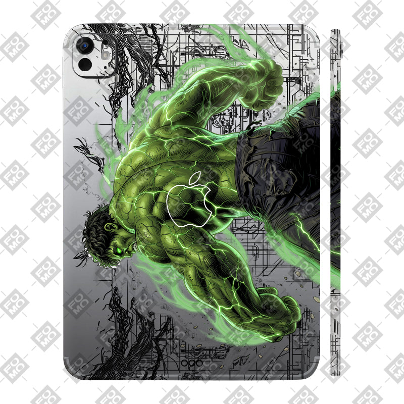 Apple iPad Pro 11 M5 2025 Transparent Hulk Smash Tablet Skin