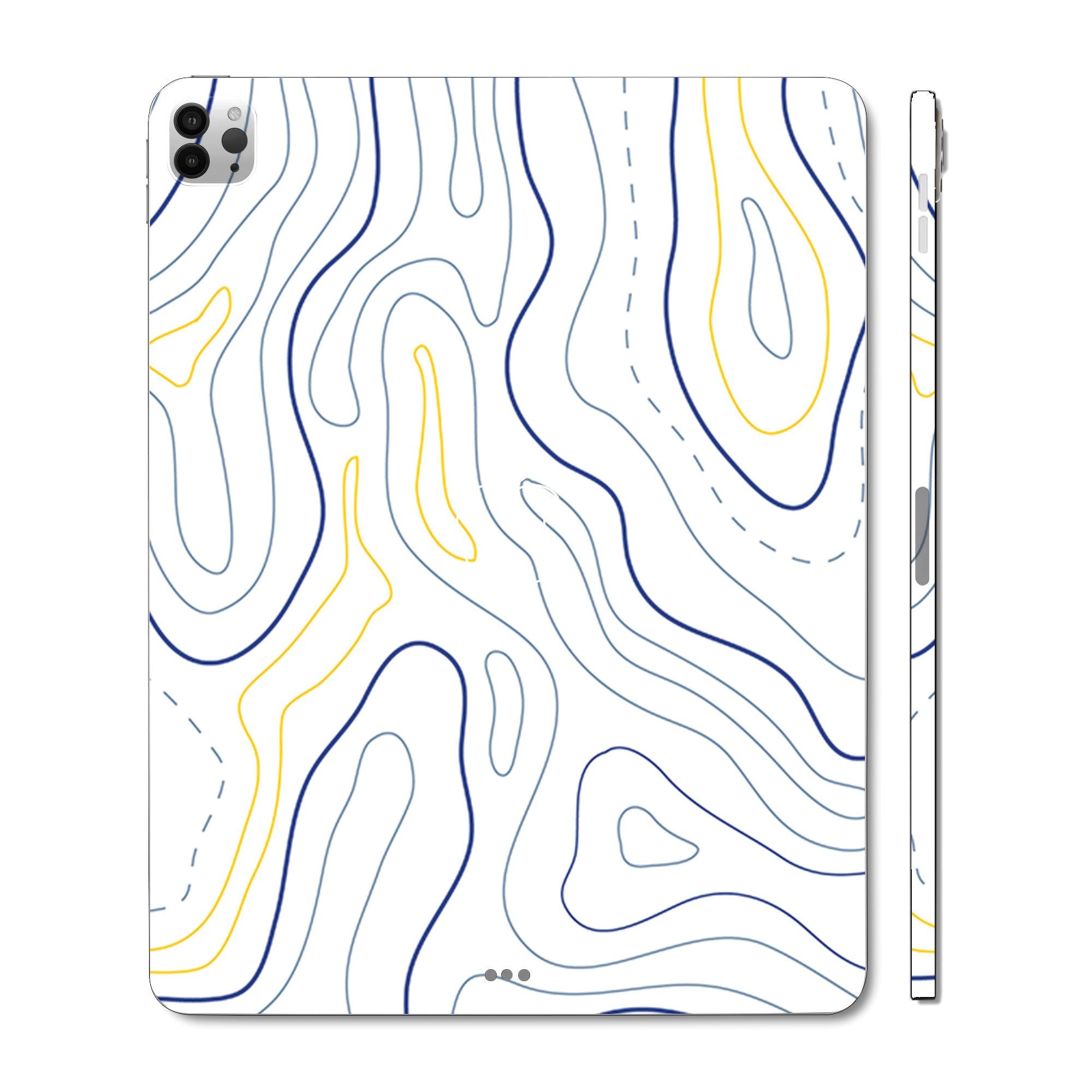 Apple iPad Pro 11 2020 Minimalist Colorful Contours Tablet Skins