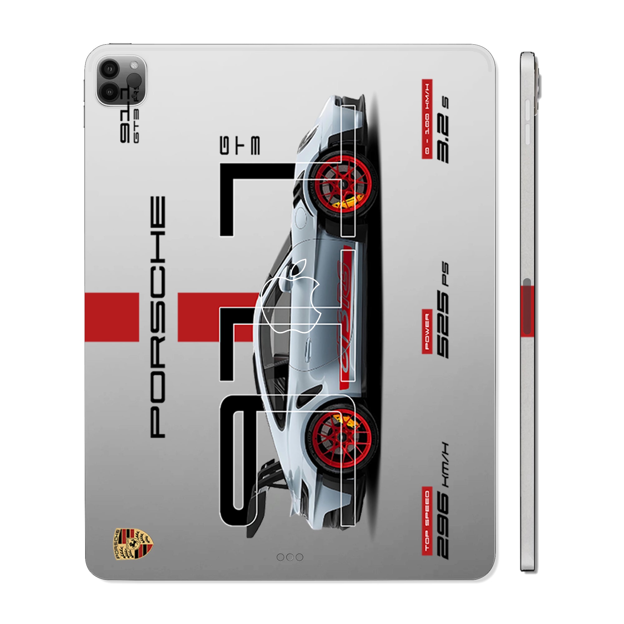 Apple iPad Pro 11 2020 Transparent Porsche 911 GT3 RS Cars & Bikes Tablet Skins