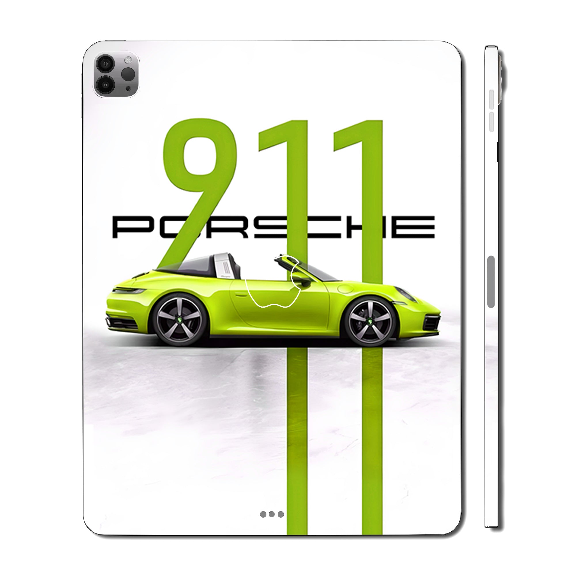 Apple iPad Pro 12.9 2020 Lime Porsche 911 Cars & Bikes Tablet Skins