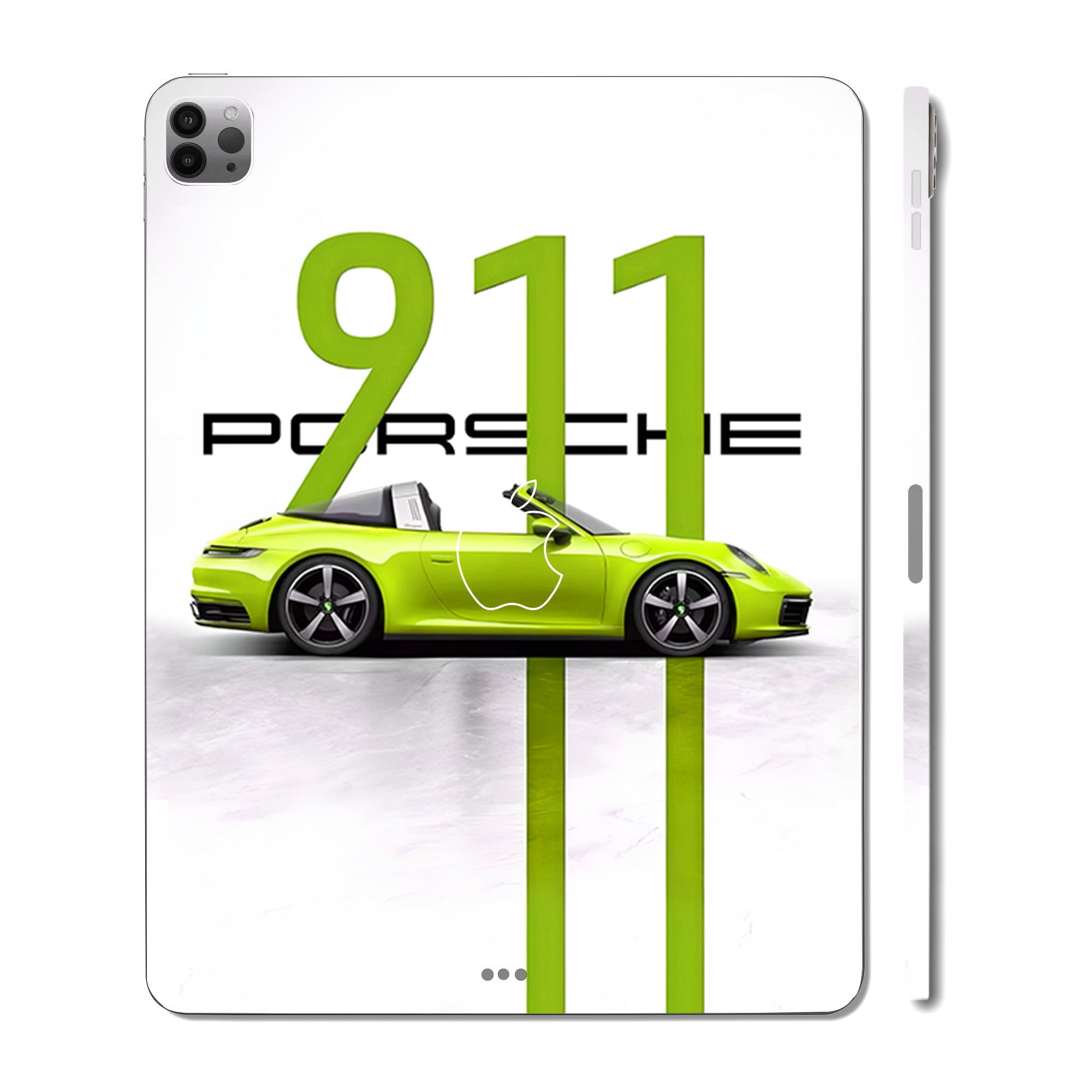 Apple iPad Pro 12.9 M1 2021 Lime Porsche 911 Cars & Bikes Tablet Skins