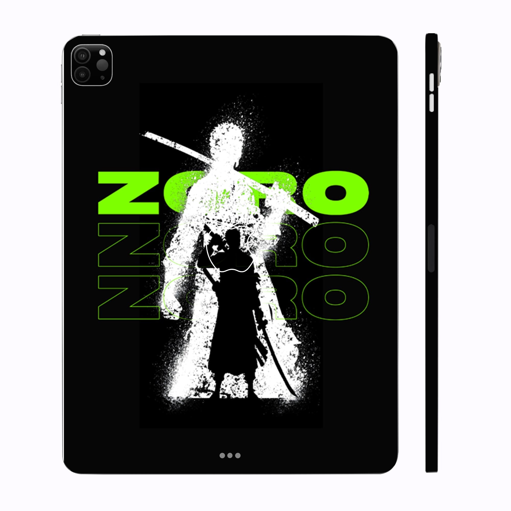 Apple iPad Pro 11 M1 2021 Zoro in Green Anime Tablet Skins