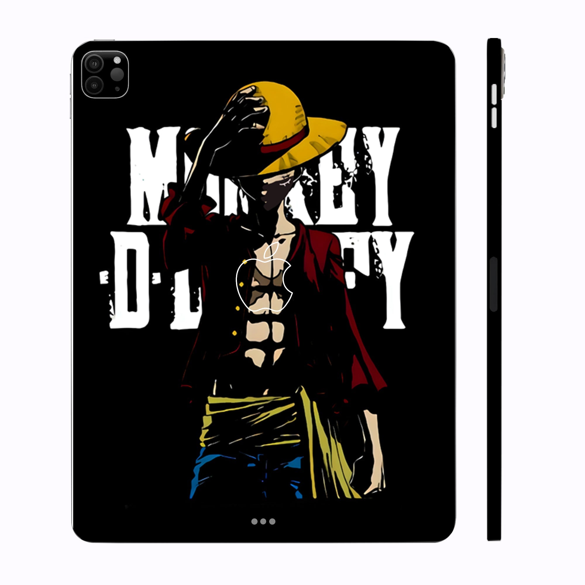 Apple iPad Pro 12.9 M2 2022 Luffy With His Straw Hat Anime Tablet Skins