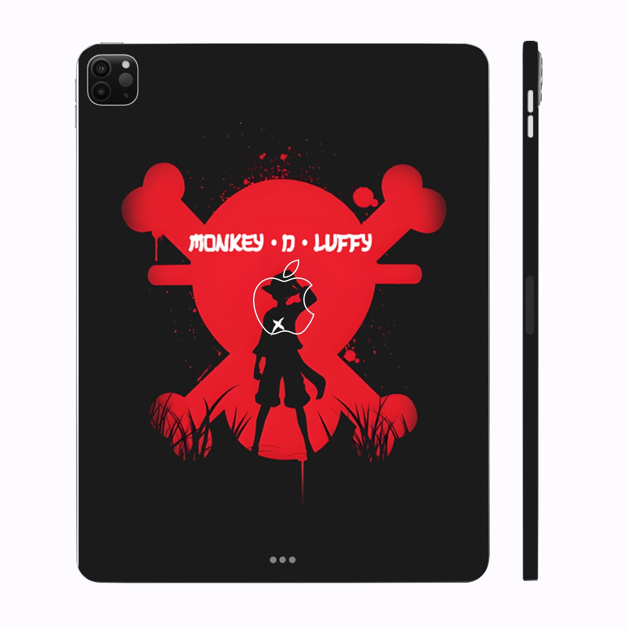 Apple iPad Pro 12.9 M2 2022 Monkey D Luffy In Red Anime Tablet Skins