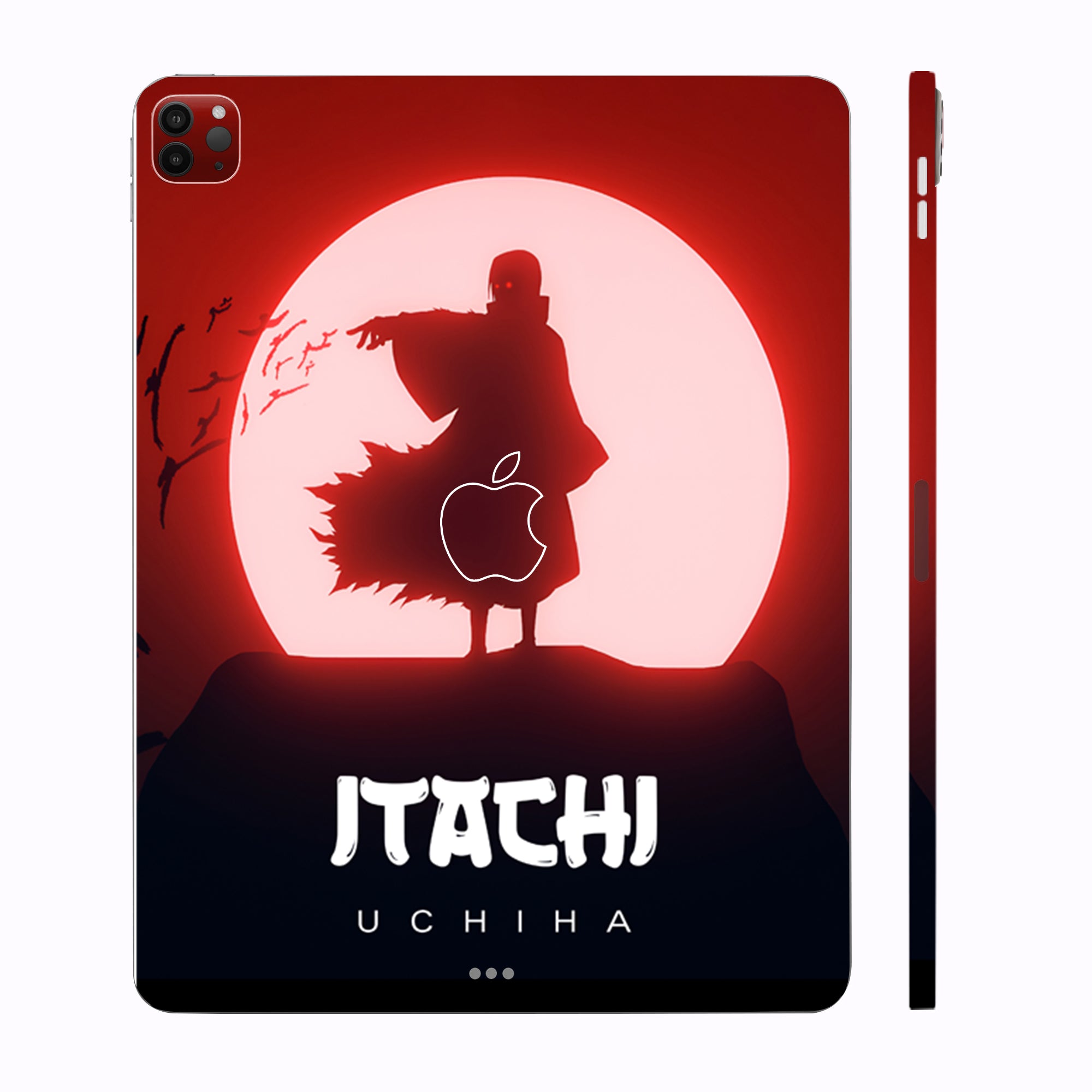 Apple iPad Pro 11 M1 2021 Itachi Uchiha Under Red Moon Anime Tablet Skins