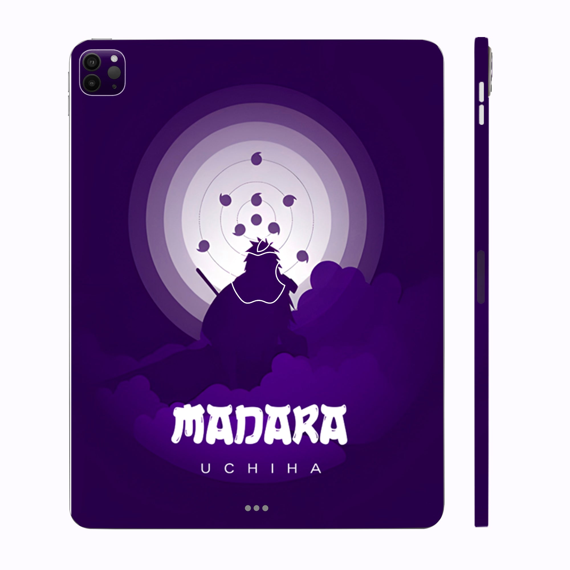 Apple iPad Pro 11 M1 2021 Uchiha Madara in Violet Silhouette Anime Tablet Skins