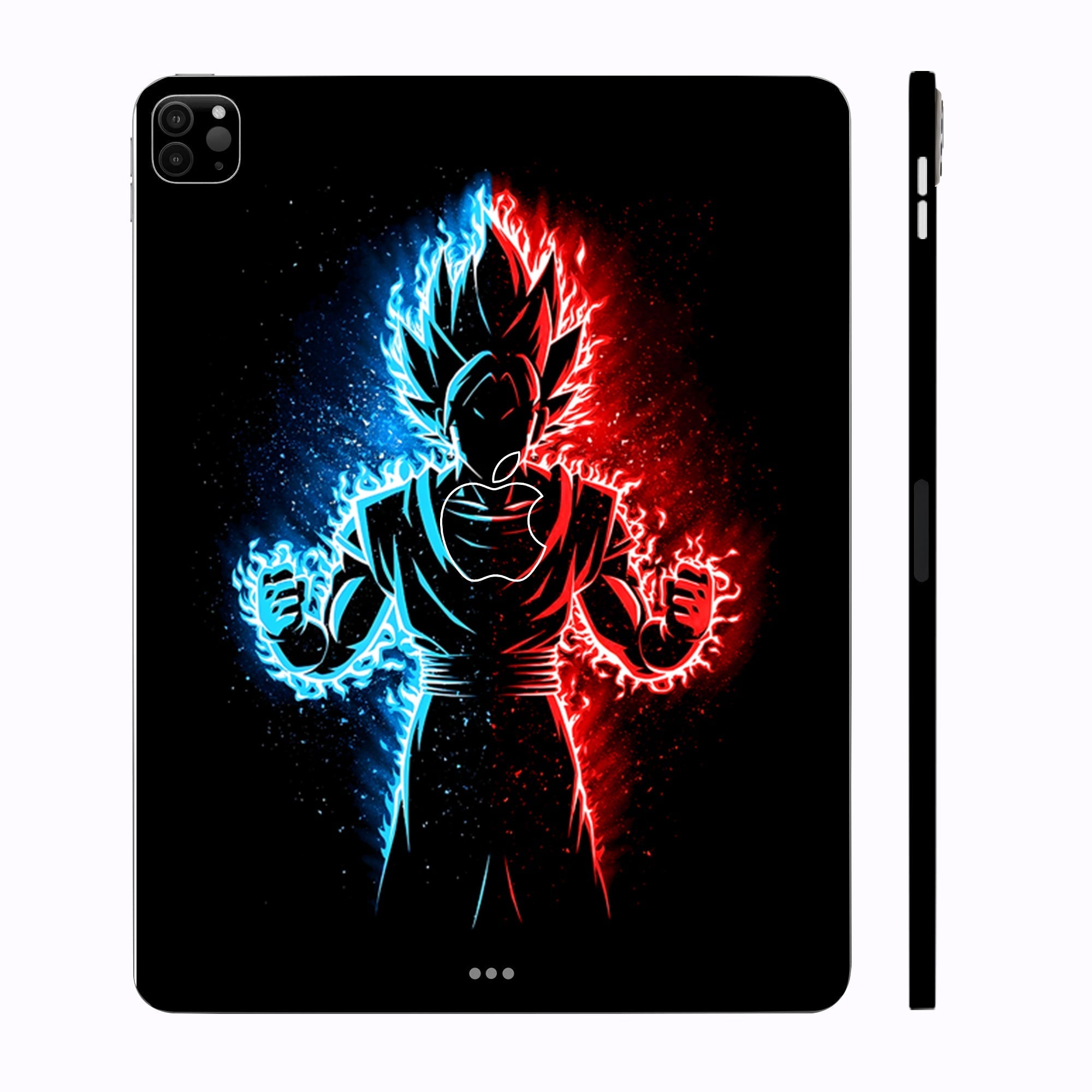 Apple iPad Pro 12.9 M1 2021 Vegeta in Dual Color Anime Tablet Skins